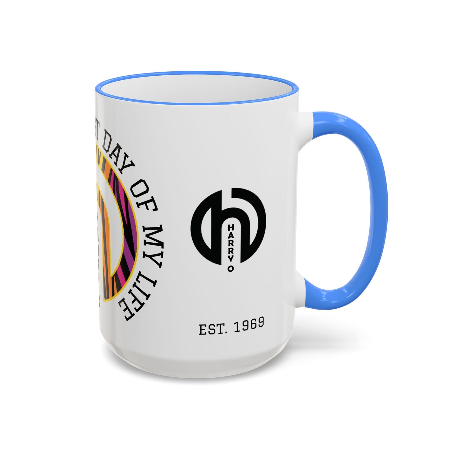 HARRY O Mug — Yellow/Black 15 oz.