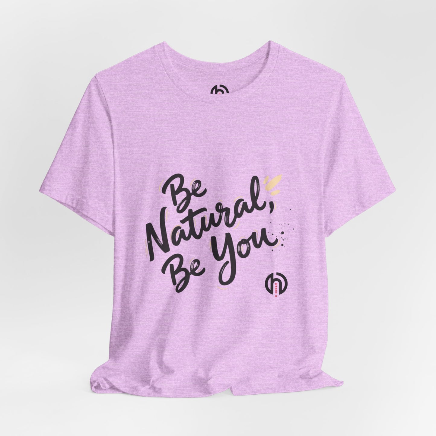 Be Natural Be You Tee | handwritten marker font, brush script tee