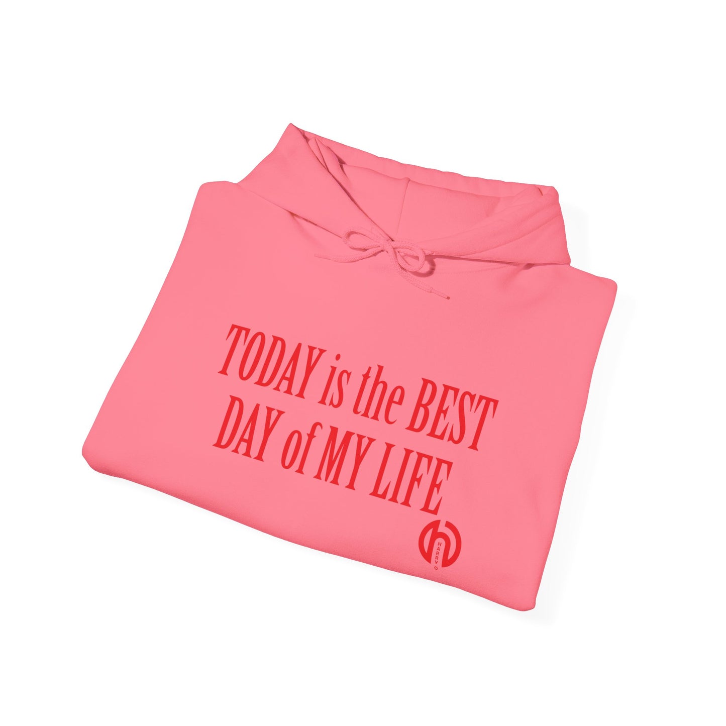 Today Is the Best Day of My Life Hooded Pullover Sweatshirt