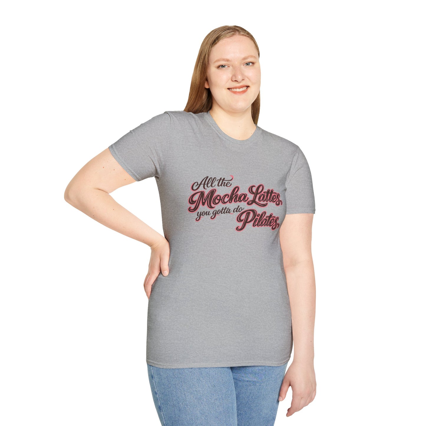 Mocha Pilates Workout Tee