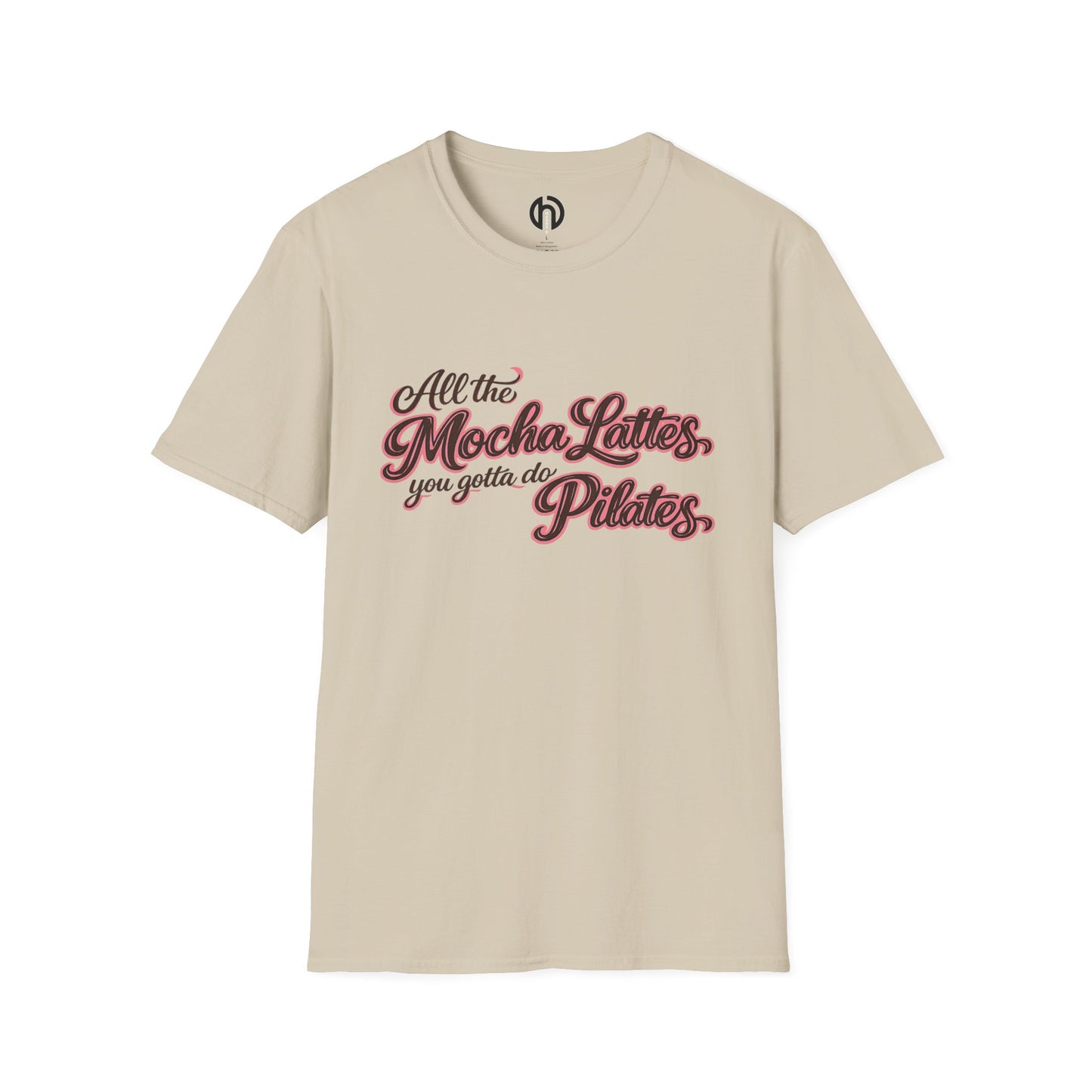 Mocha Pilates Workout Tee