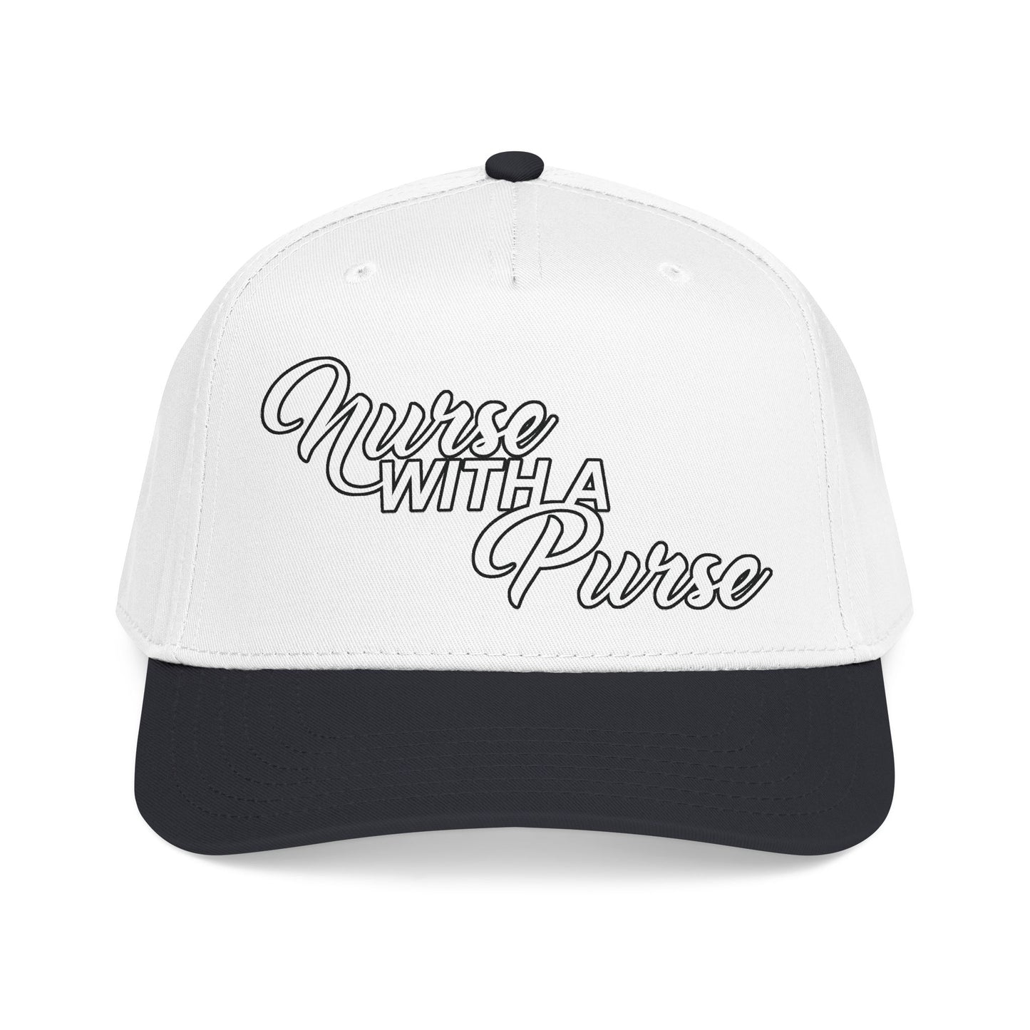 Nurse with a Purse Mid Profile Baseball Cap 2