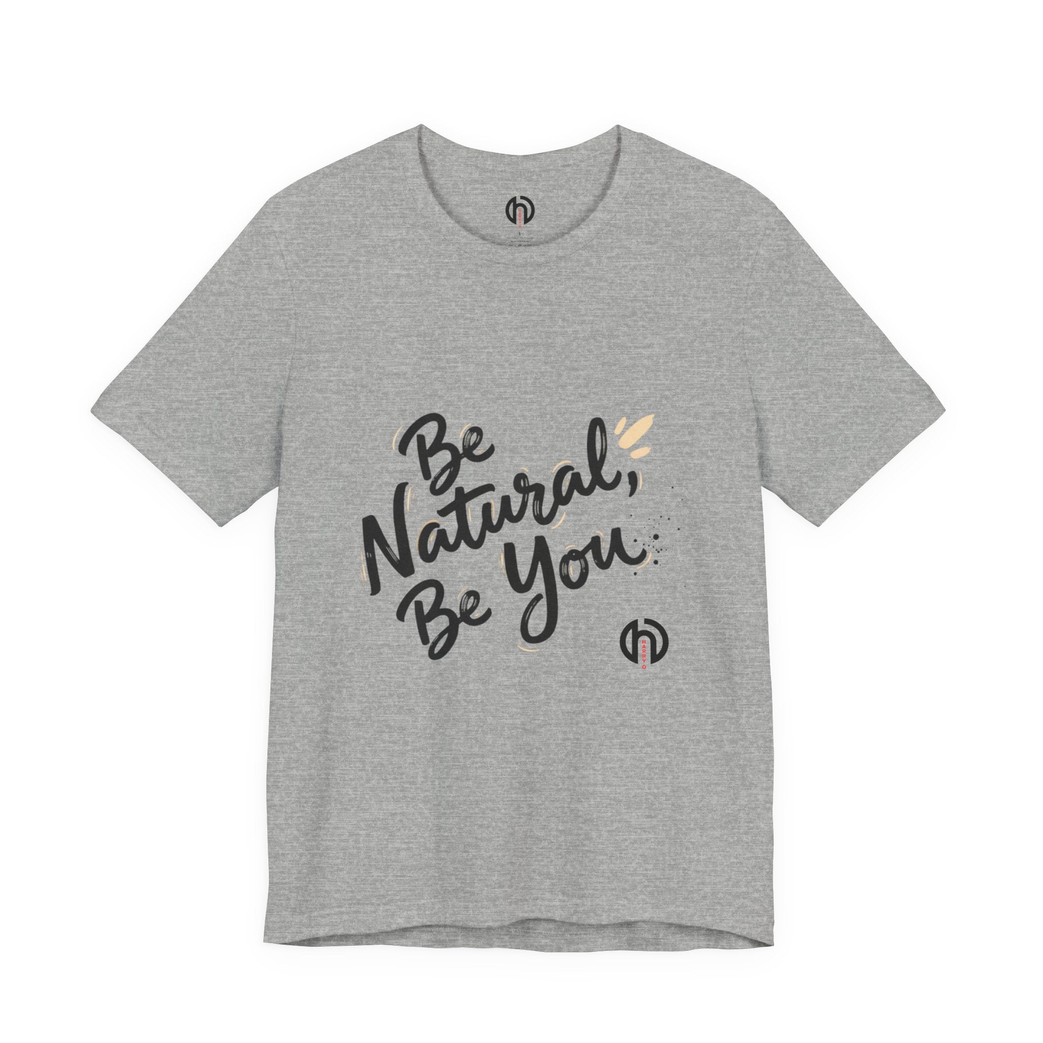 Be Natural Be You Tee | handwritten marker, brush script tee