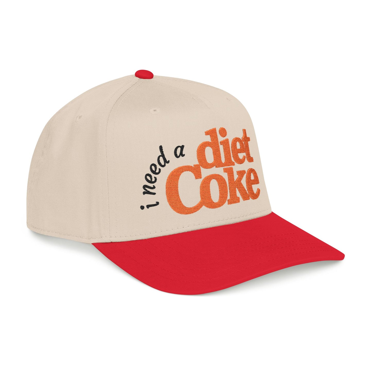 I Need A Diet Coke EMBROIDERED Baseball Cap