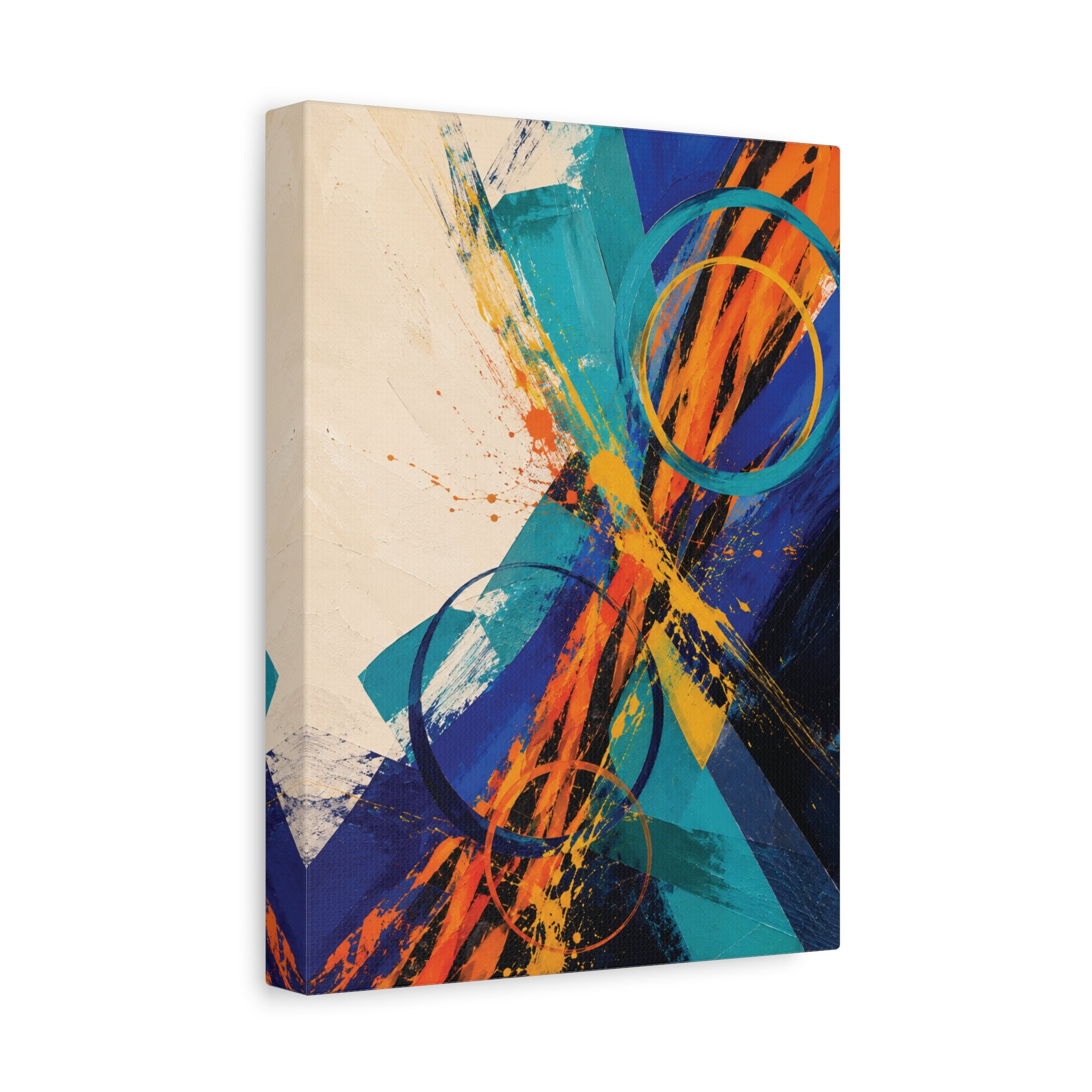 Electric Safari: The Kinetic Stripe Series Collection 3-piece TRIPTYCH WALL ART