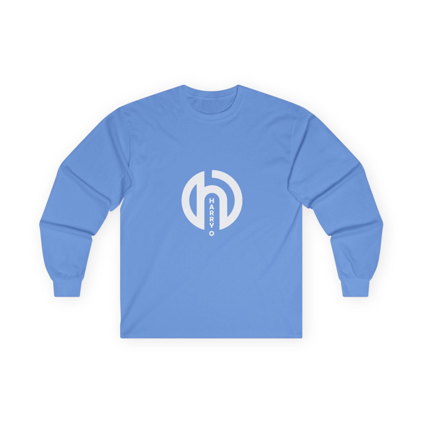 HARRY O Signature LOGO (WHITE) Unisex Ultra Cotton Long Sleeve Tee