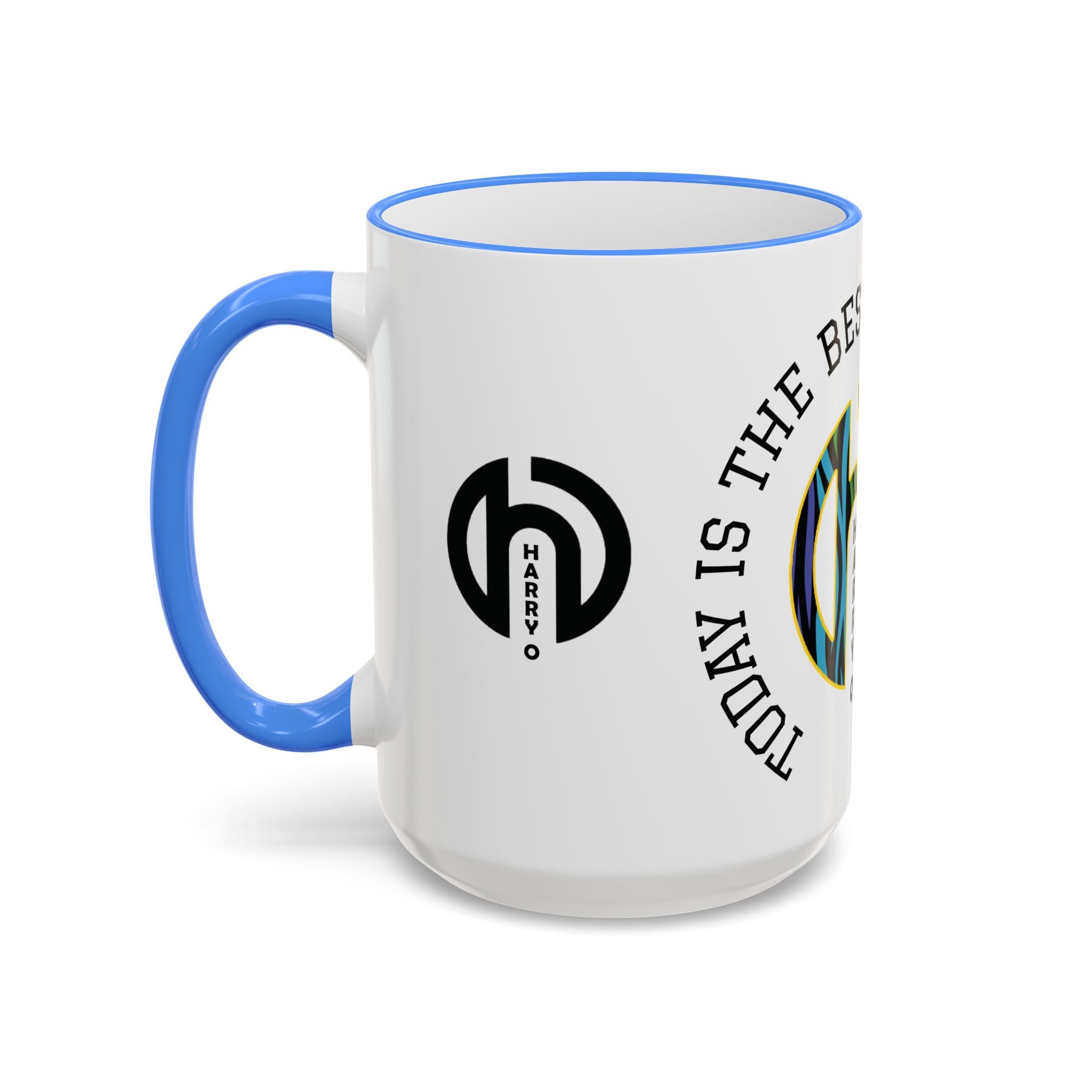 HARRY O Mug — Yellow/Black 15 oz.