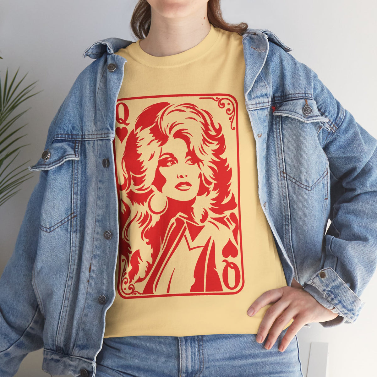 DOLLY Queen of Hearts — Retro Glam Graphic Tee