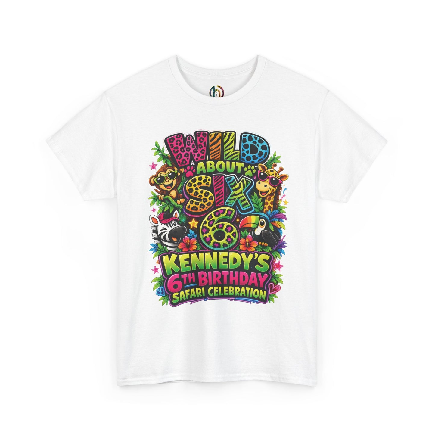 "Wild About 6" Kennedy's Birthday Safari Design