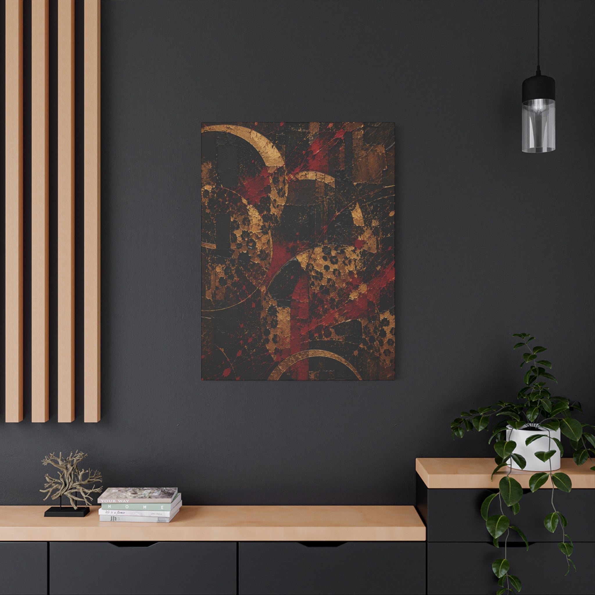 Imperial Shadow: Saturated Cheetah Collection 3-piece TRIPTYCH WALL ART