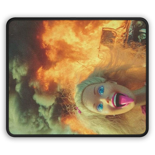 Apocalypse Too Funny Doll Face Mouse Pad