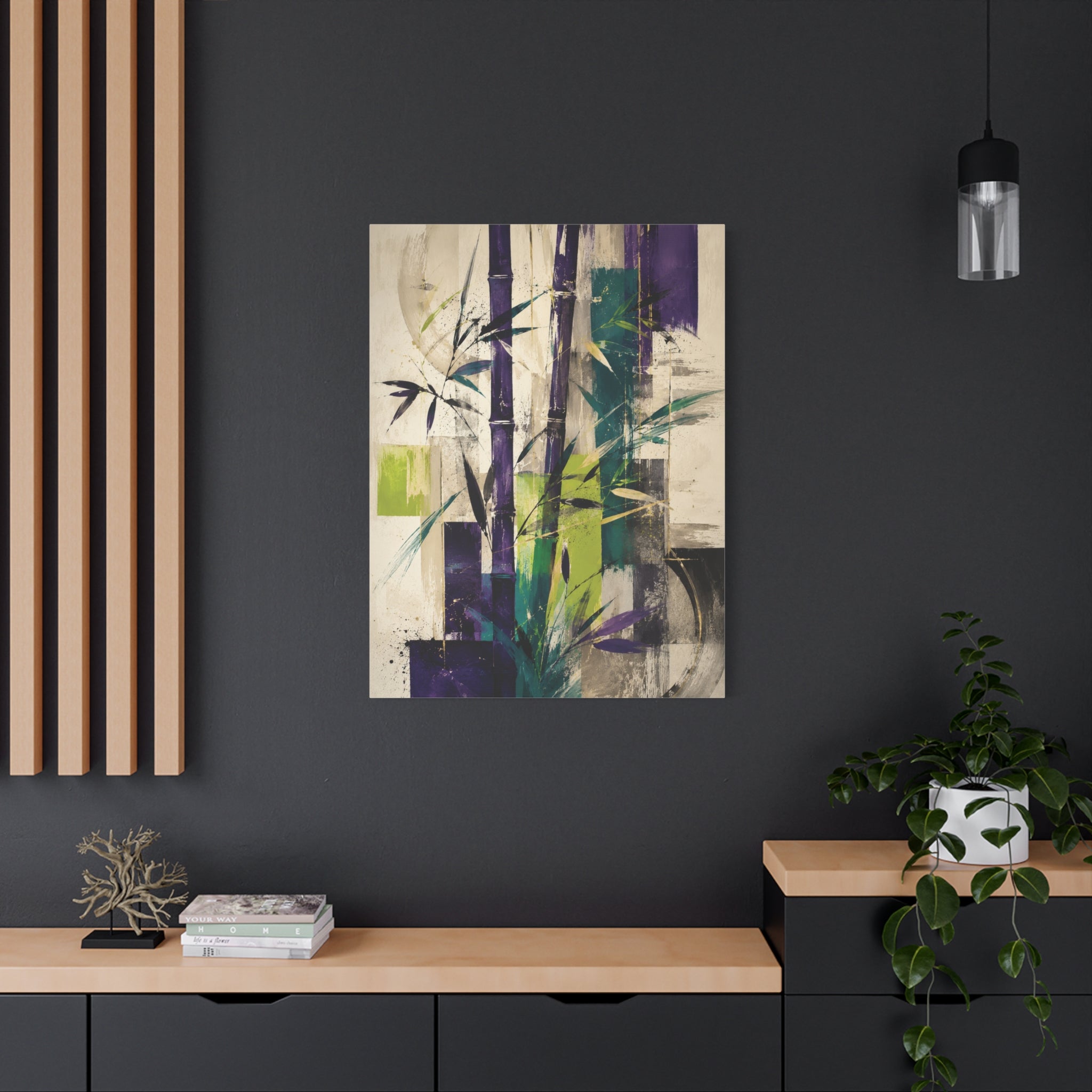 The Whispers of Bamboo Collection: 3-Piece Wall Art Set