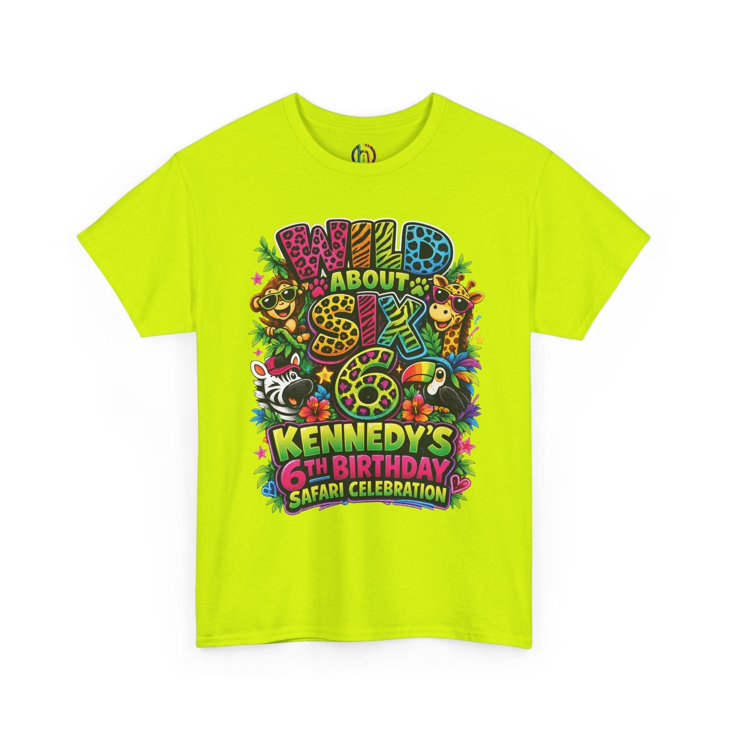 "Wild About 6" Kennedy's Birthday Safari Design