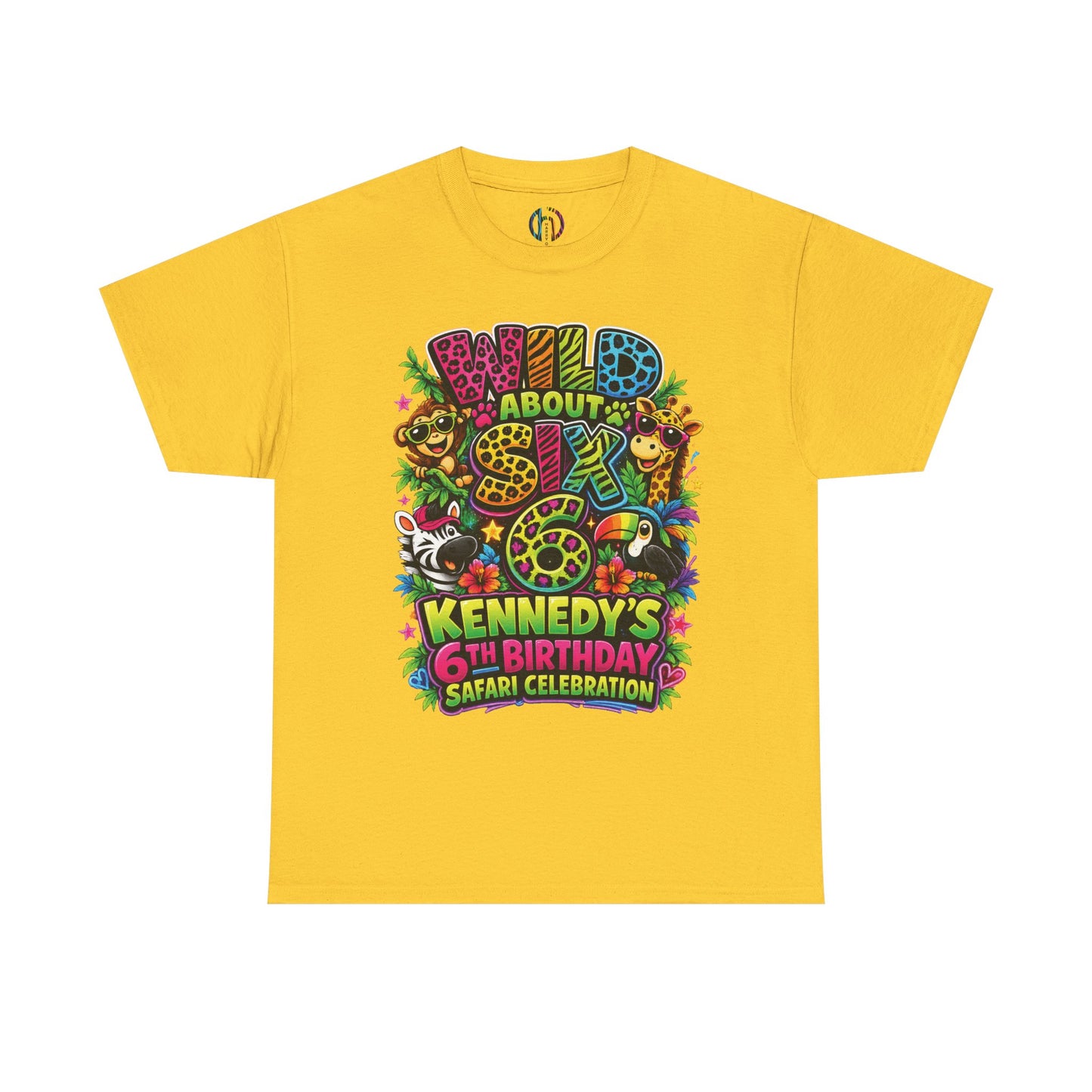 "Wild About 6" Kennedy's Birthday Safari Design
