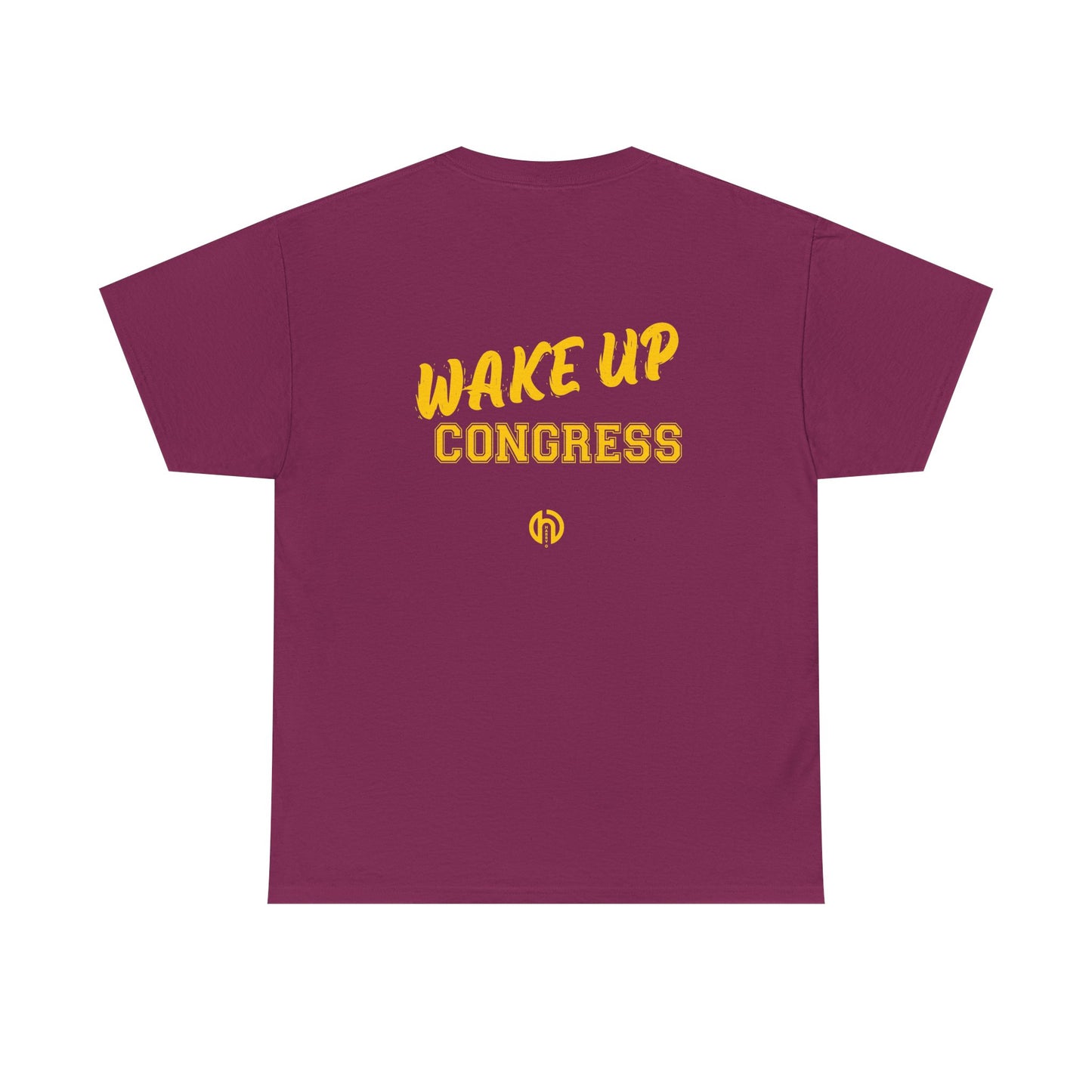 Wake Up Congress T-Shirt | Political Typography Statement Tee