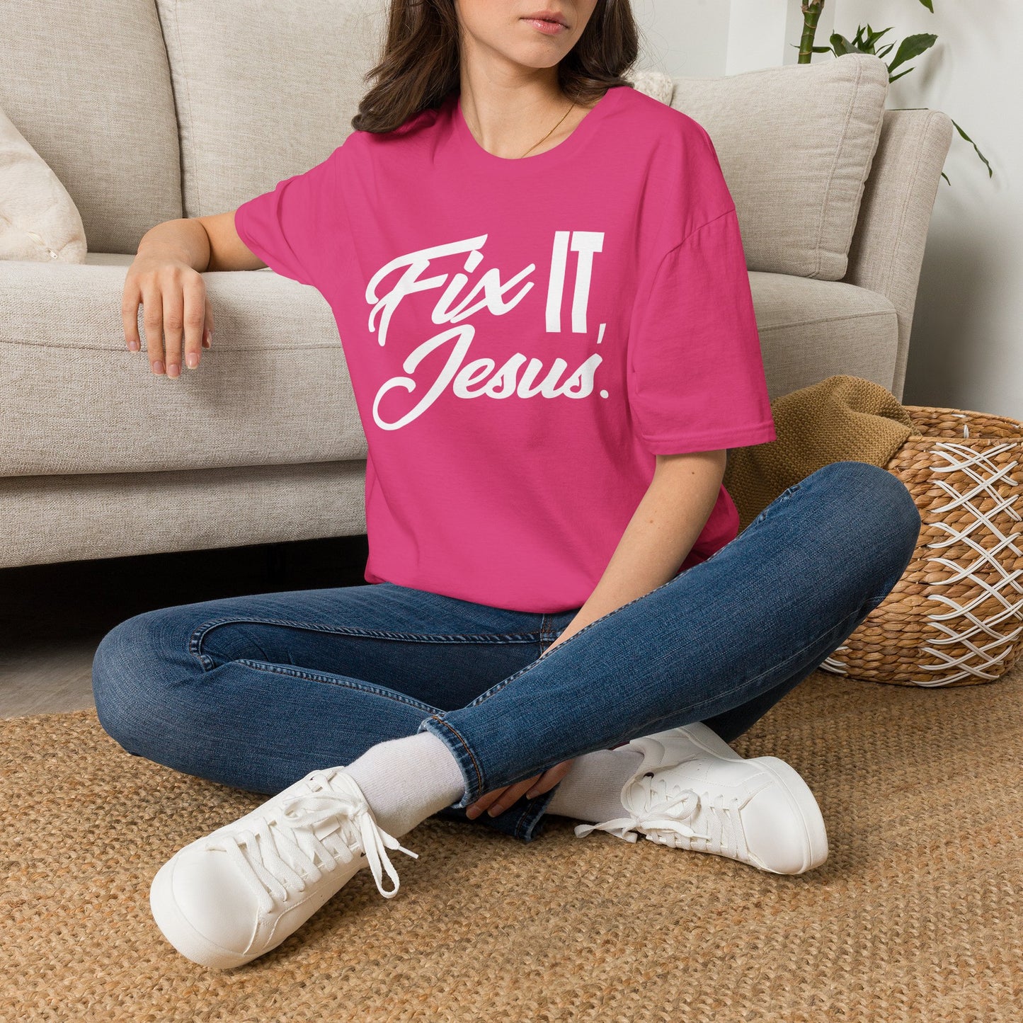 FIX IT JESUS T-Shirt — Religious Graphic Tee for Faith & Encouragement