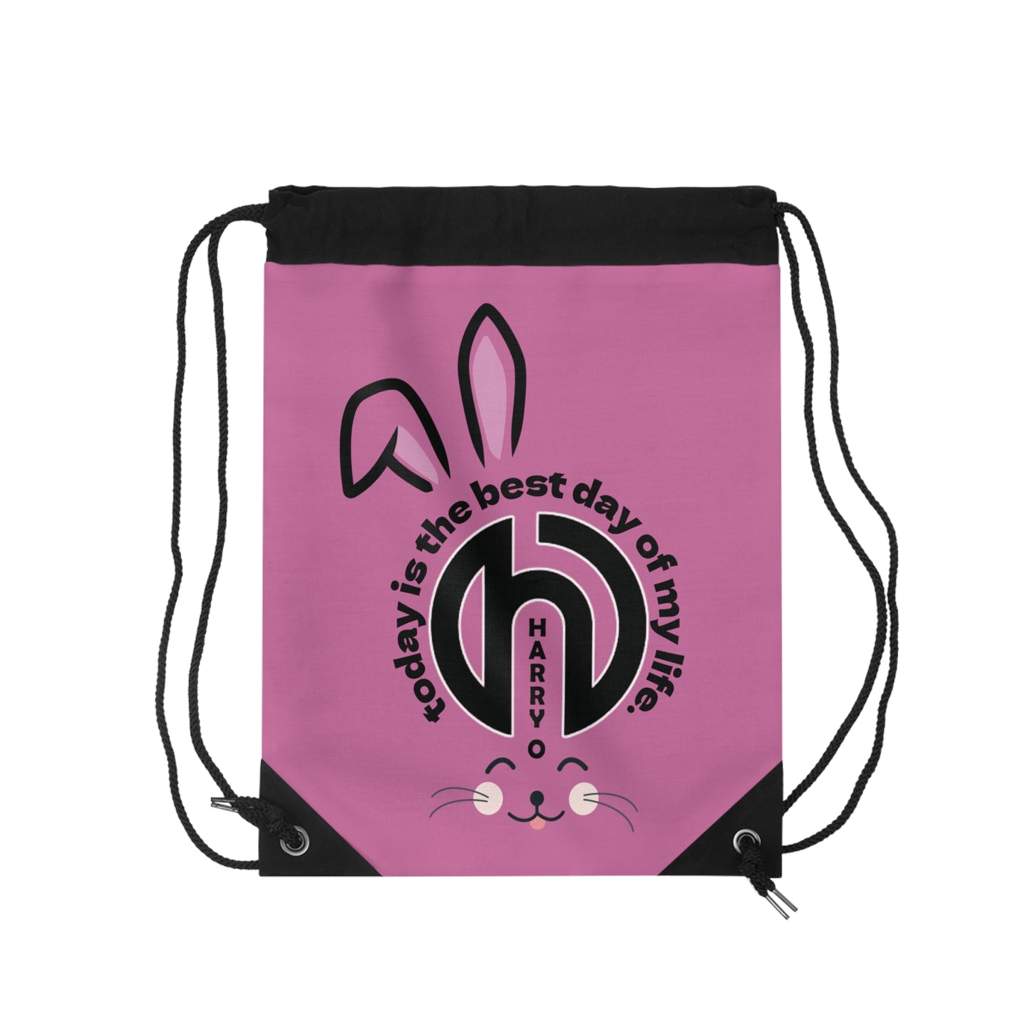HarryO Today Is The Best Day of My Life Drawstring Gymsack HOPPY EASTER EDITION