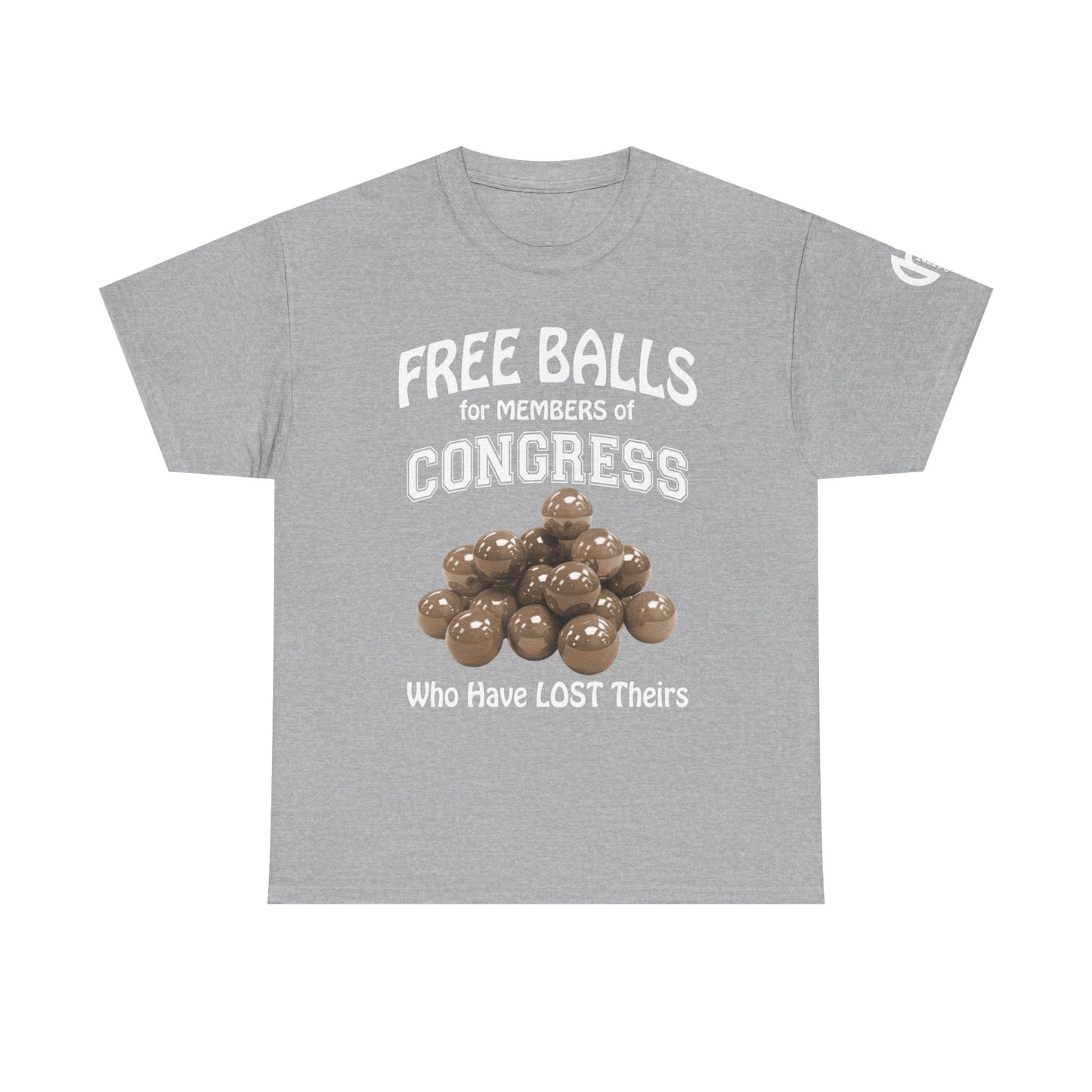 FREE BALLS FOR CONGRESS Graphic Tee (GREEN OLIVE)