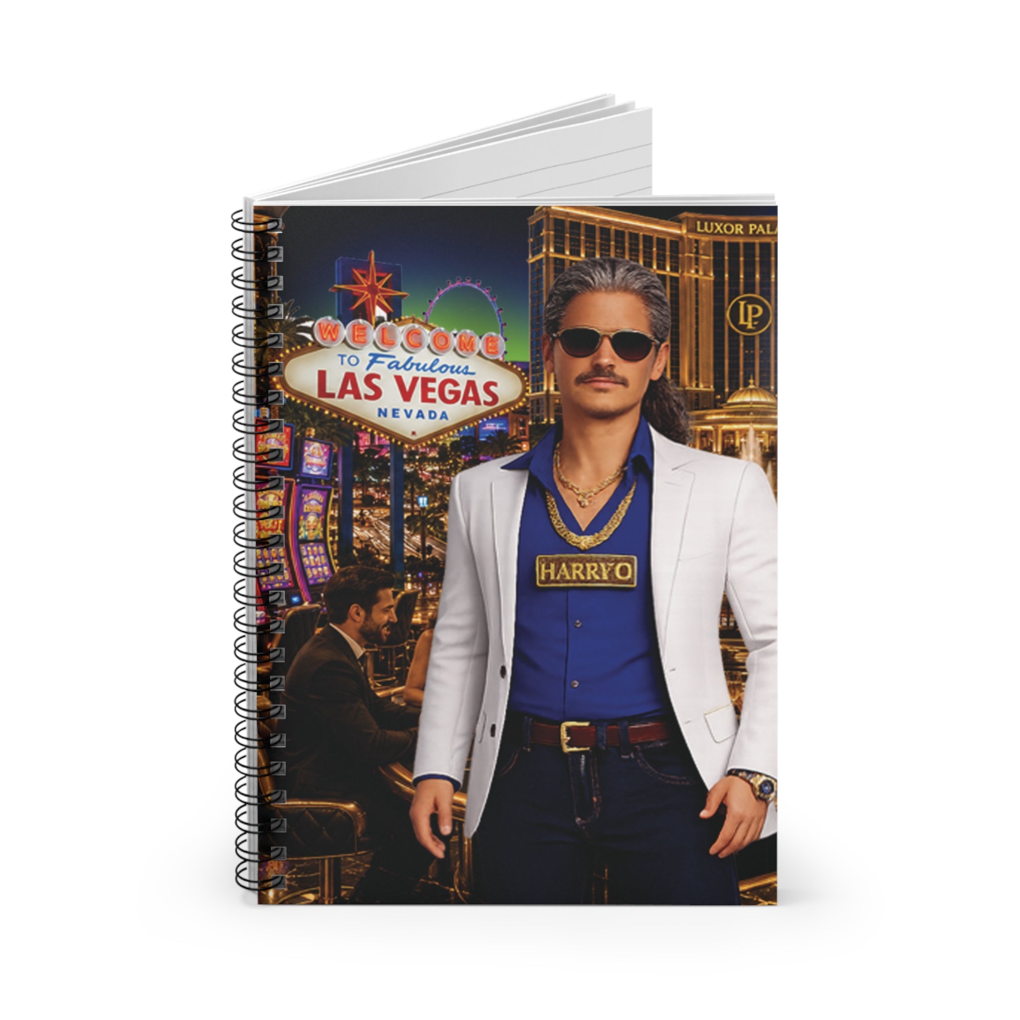HARRY O Doll Spiral Notebook