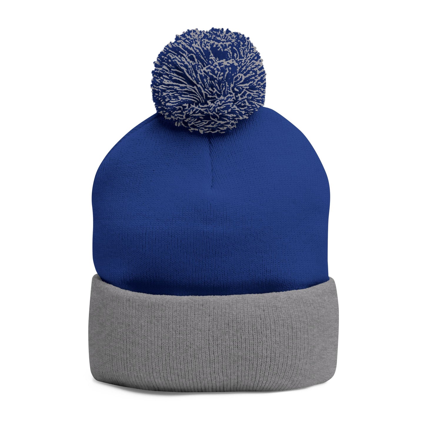 Today Is The Best Day Of My Life POM-POM Knit Beanie (RED EMBROIDERY)