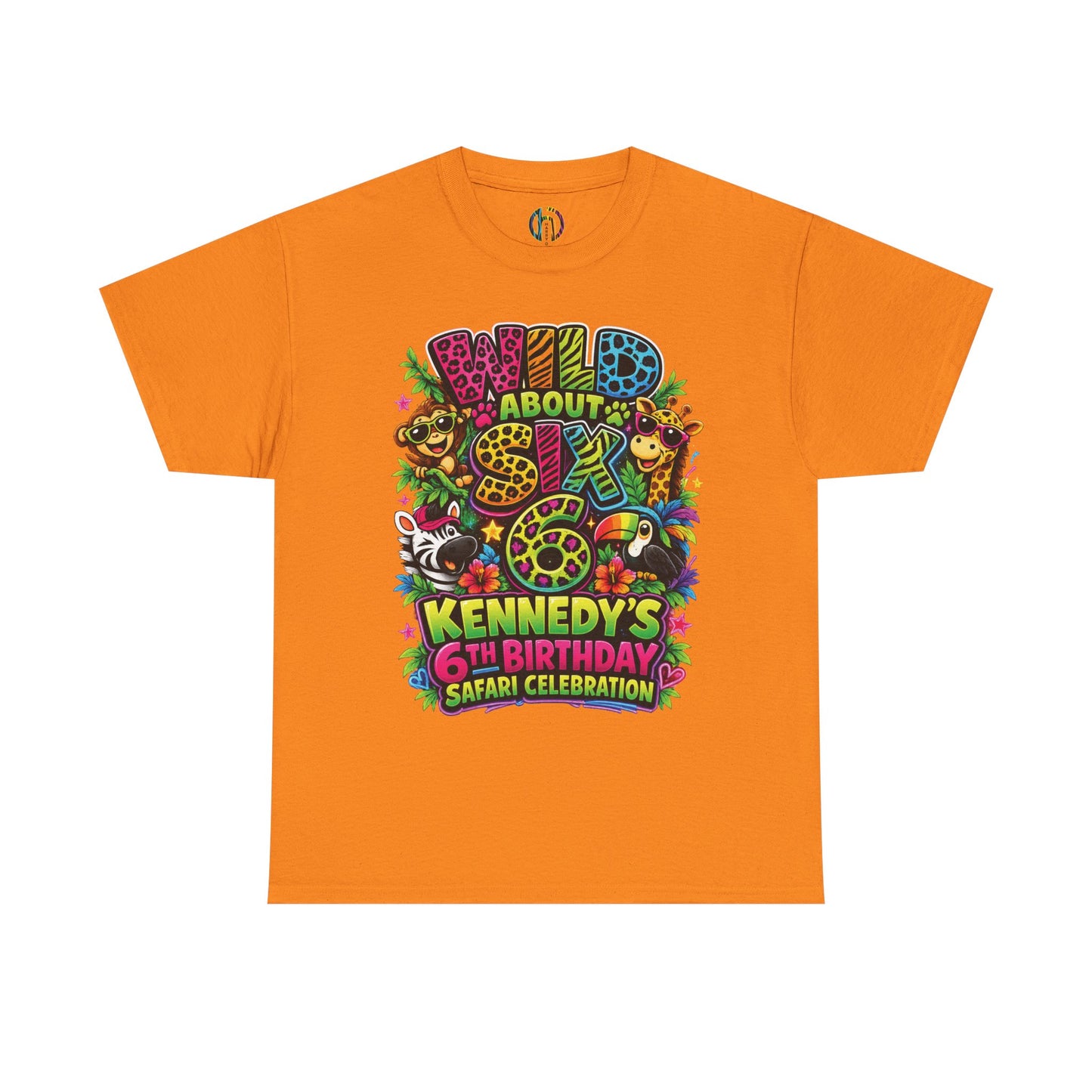 "Wild About 6" Kennedy's Birthday Safari Design