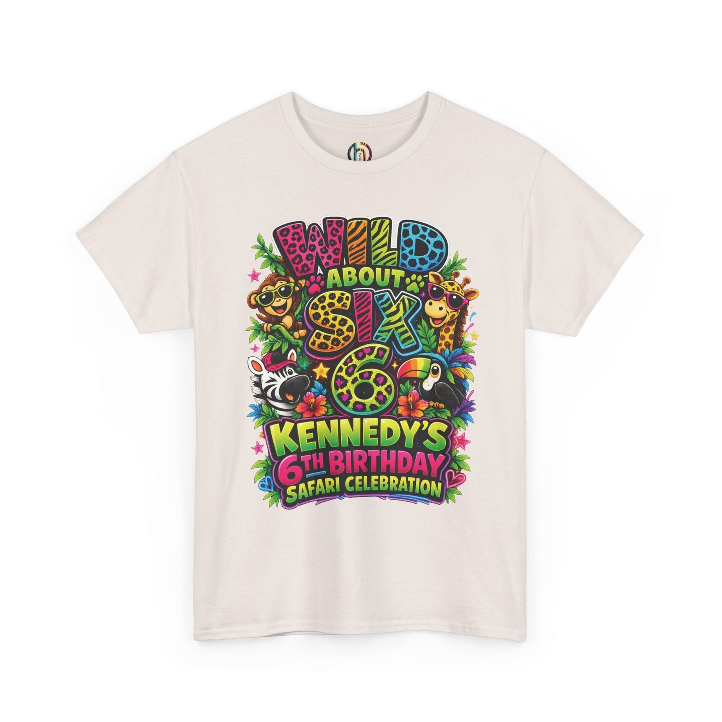"Wild About 6" Kennedy's Birthday Safari Design
