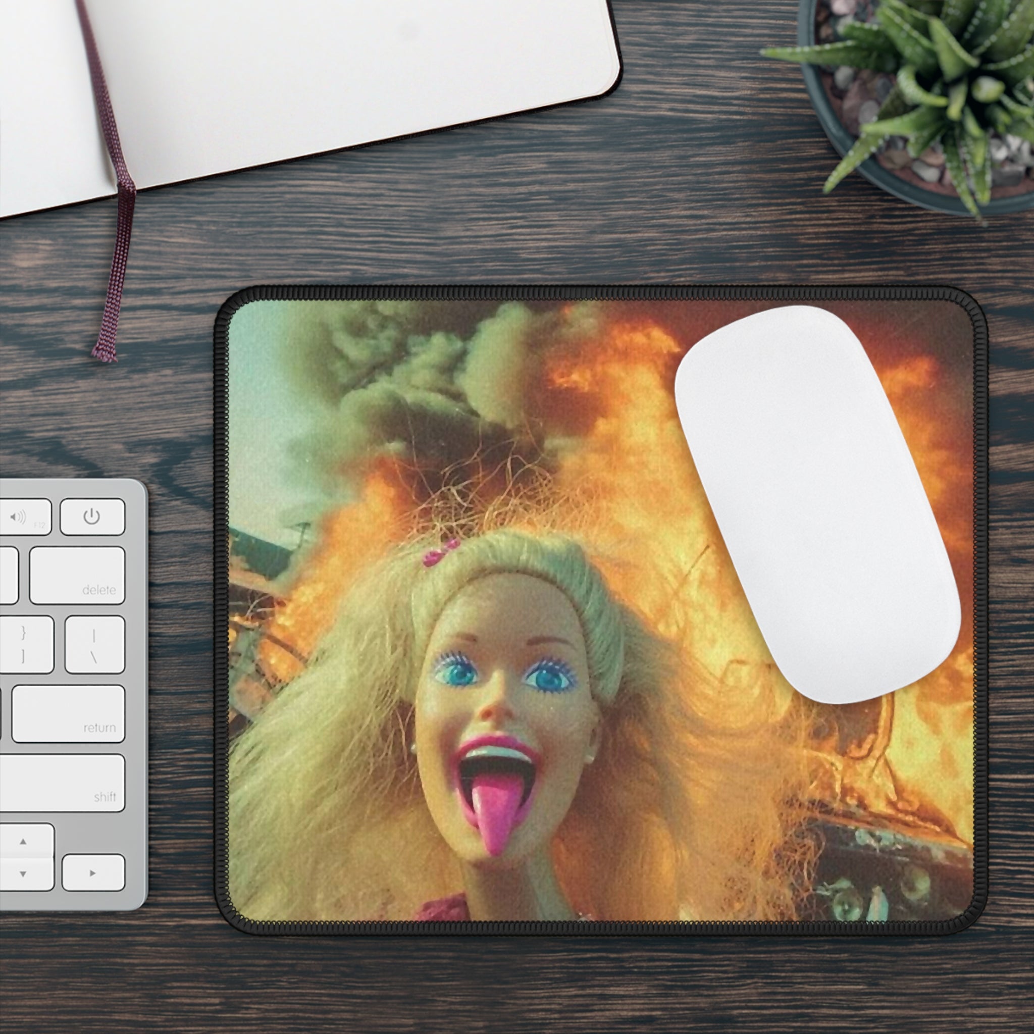 Apocalypse Series — Funny Doll Face Mouse Pad