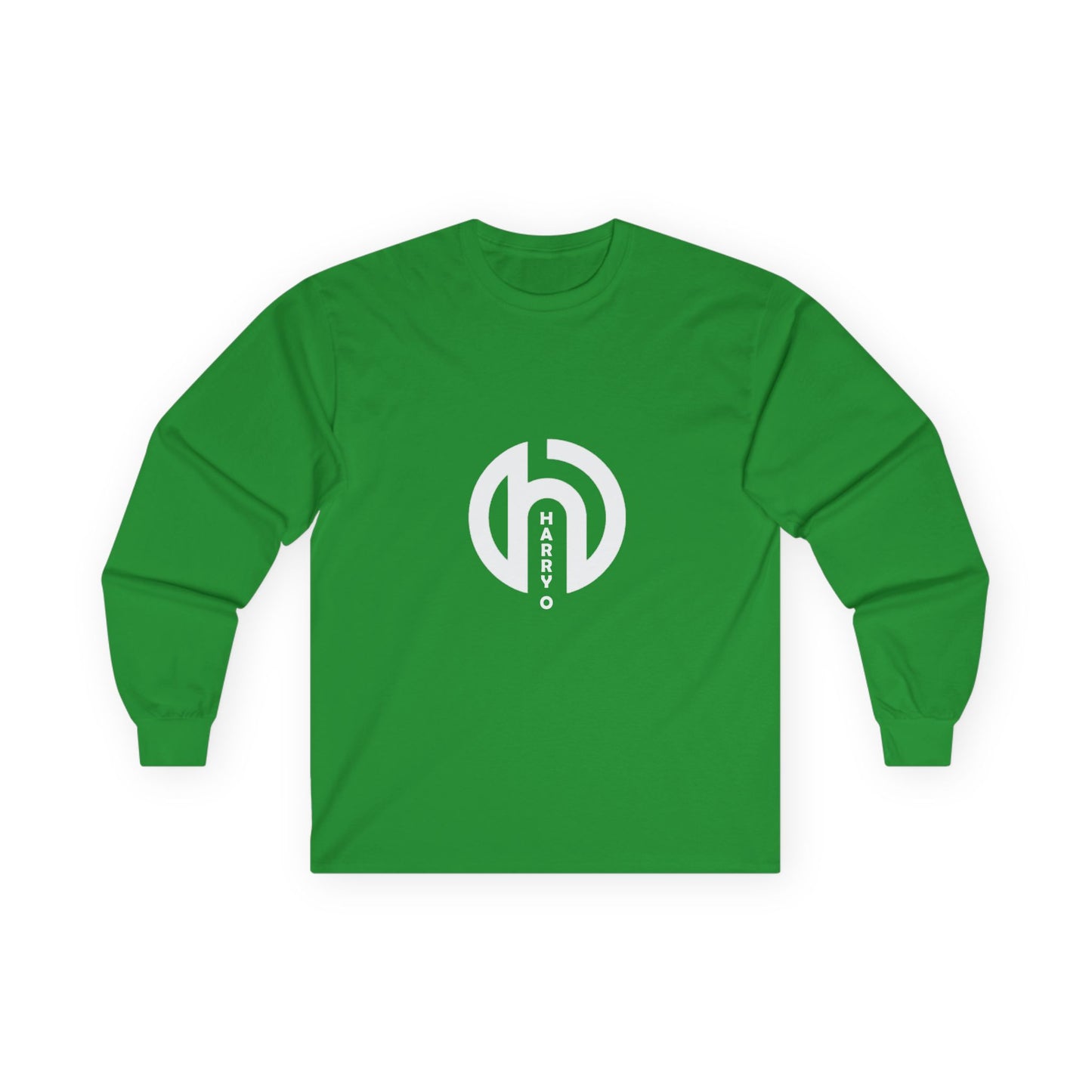 HARRY O Signature LOGO (WHITE) Unisex Ultra Cotton Long Sleeve Tee