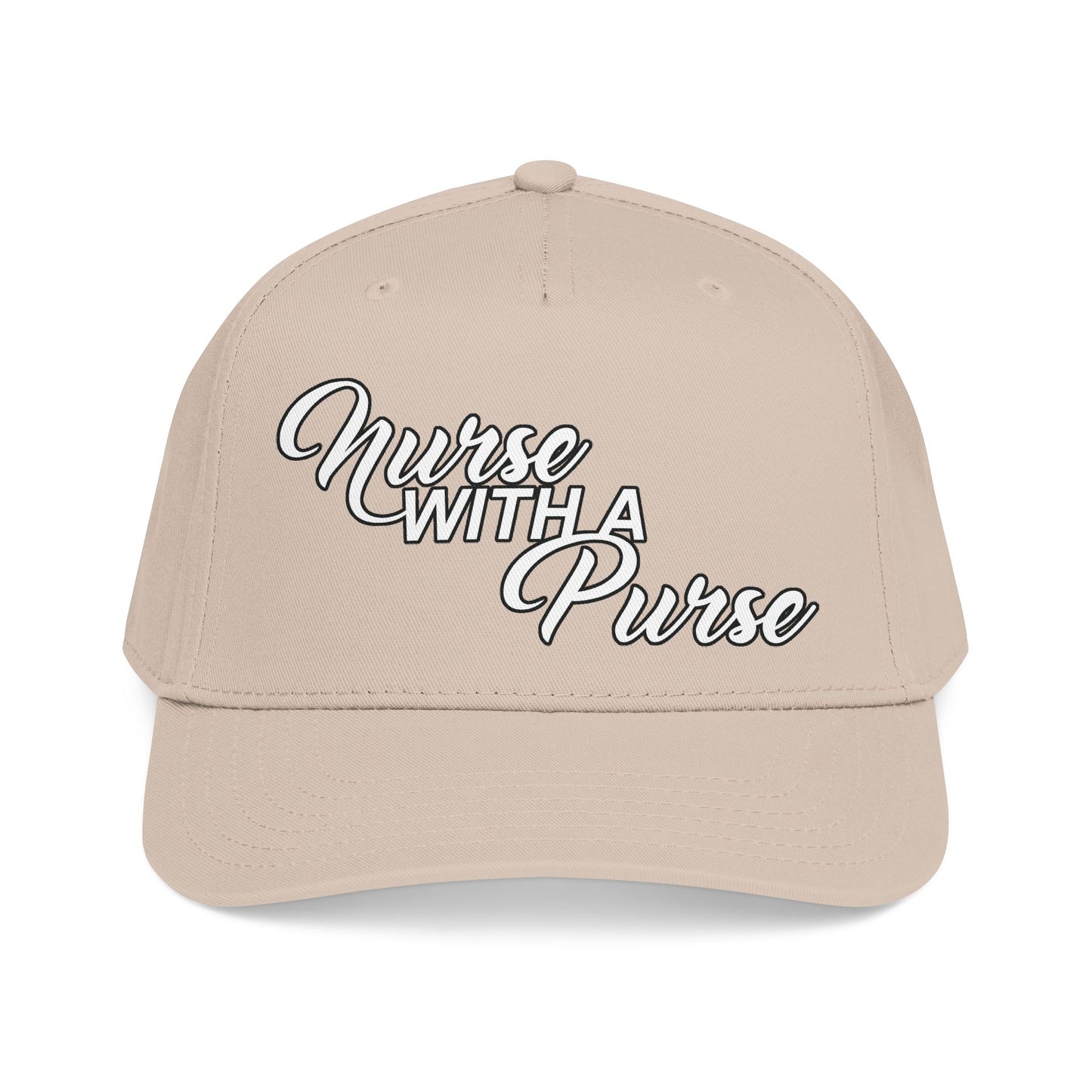 Nurse with a Purse Mid Profile Baseball Cap 2