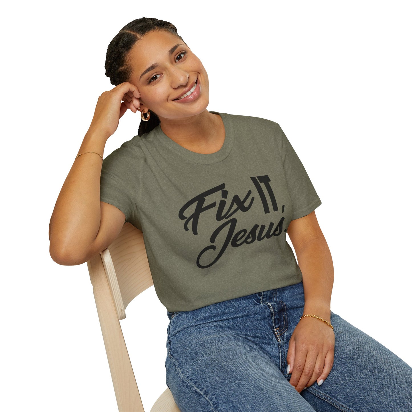 FIX IT JESUS T-Shirt — Religious Graphic Tee for Faith & Encouragement