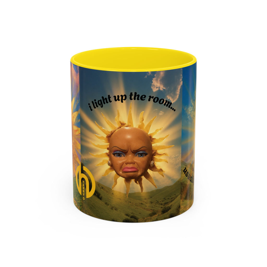 FUNNY MUGG-SHOTS COLLECTION "I light up the room" Ceramic Mug (11 oz)