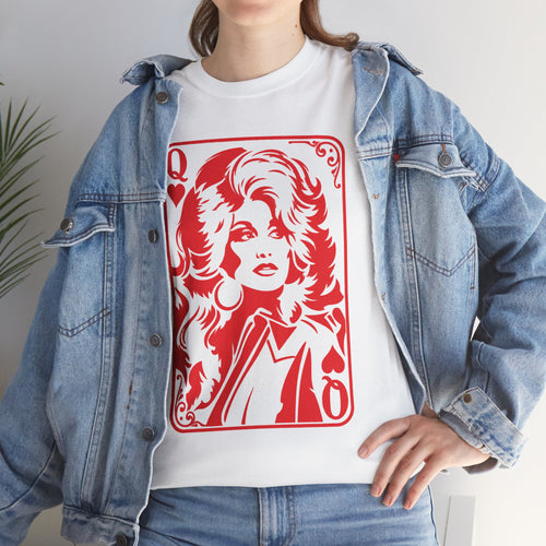 DOLLY Queen of Hearts — Retro Glam Graphic Tee