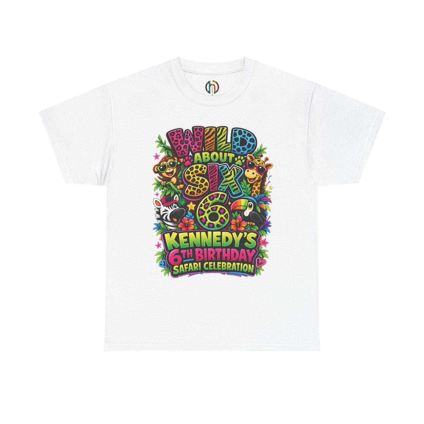 "Wild About 6" Kennedy's Birthday Safari Design