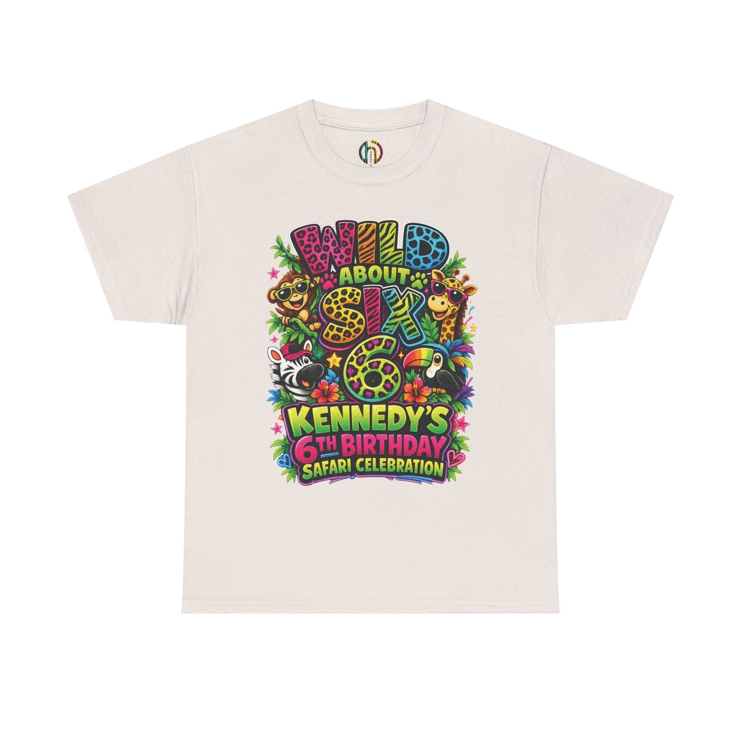"Wild About 6" Kennedy's Birthday Safari Design