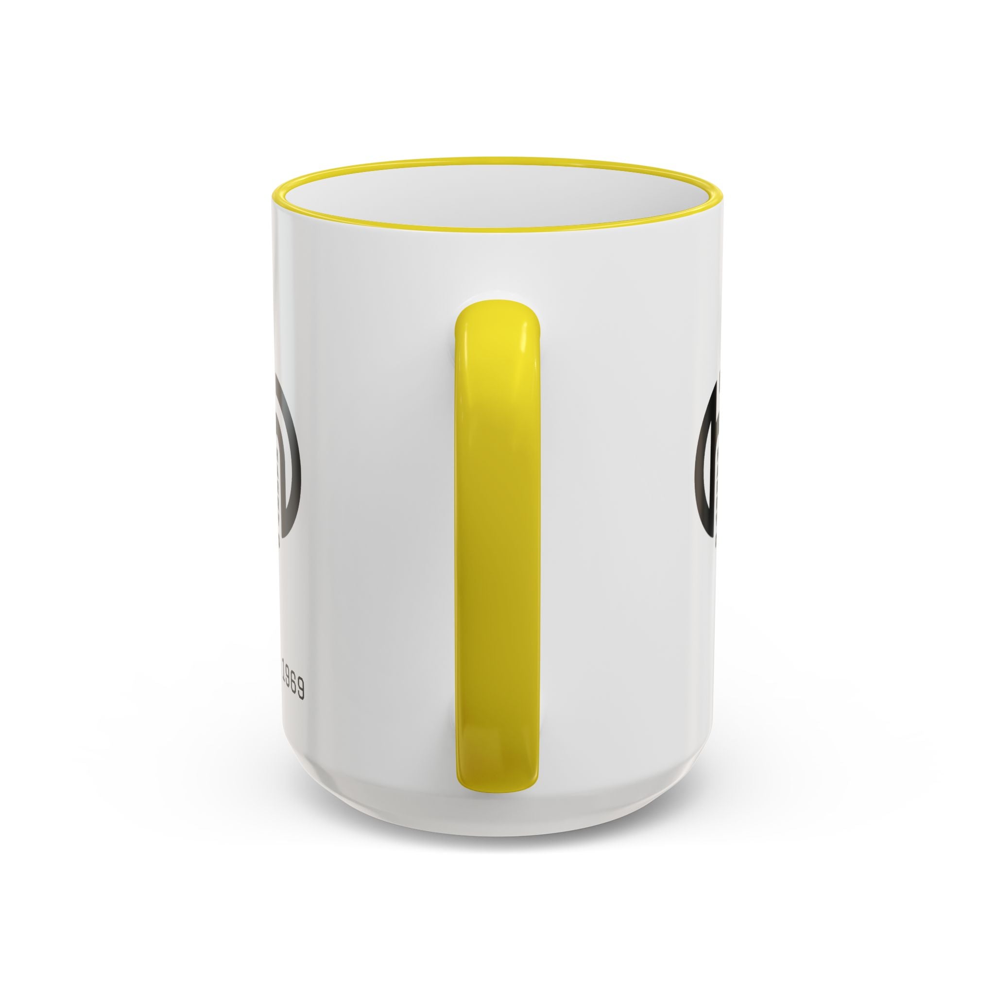 HARRY O Mug — Yellow/Black 15 oz.