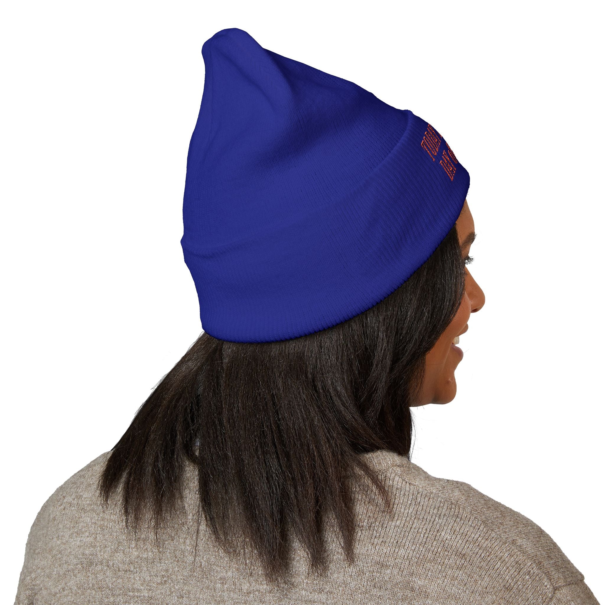 "Today Is The Best Day Of My Life" CUFF BEANIE (RED EMBROIDERY)