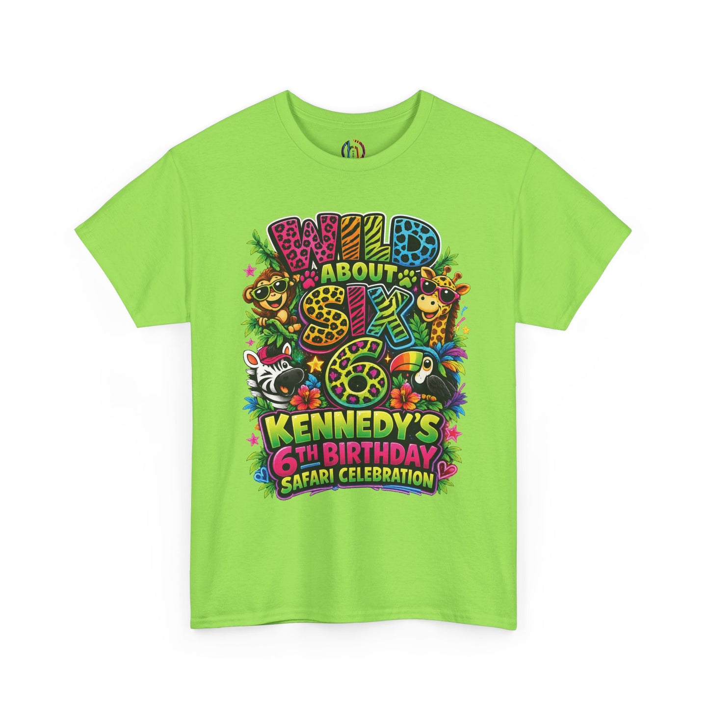 "Wild About 6" Kennedy's Birthday Safari Design