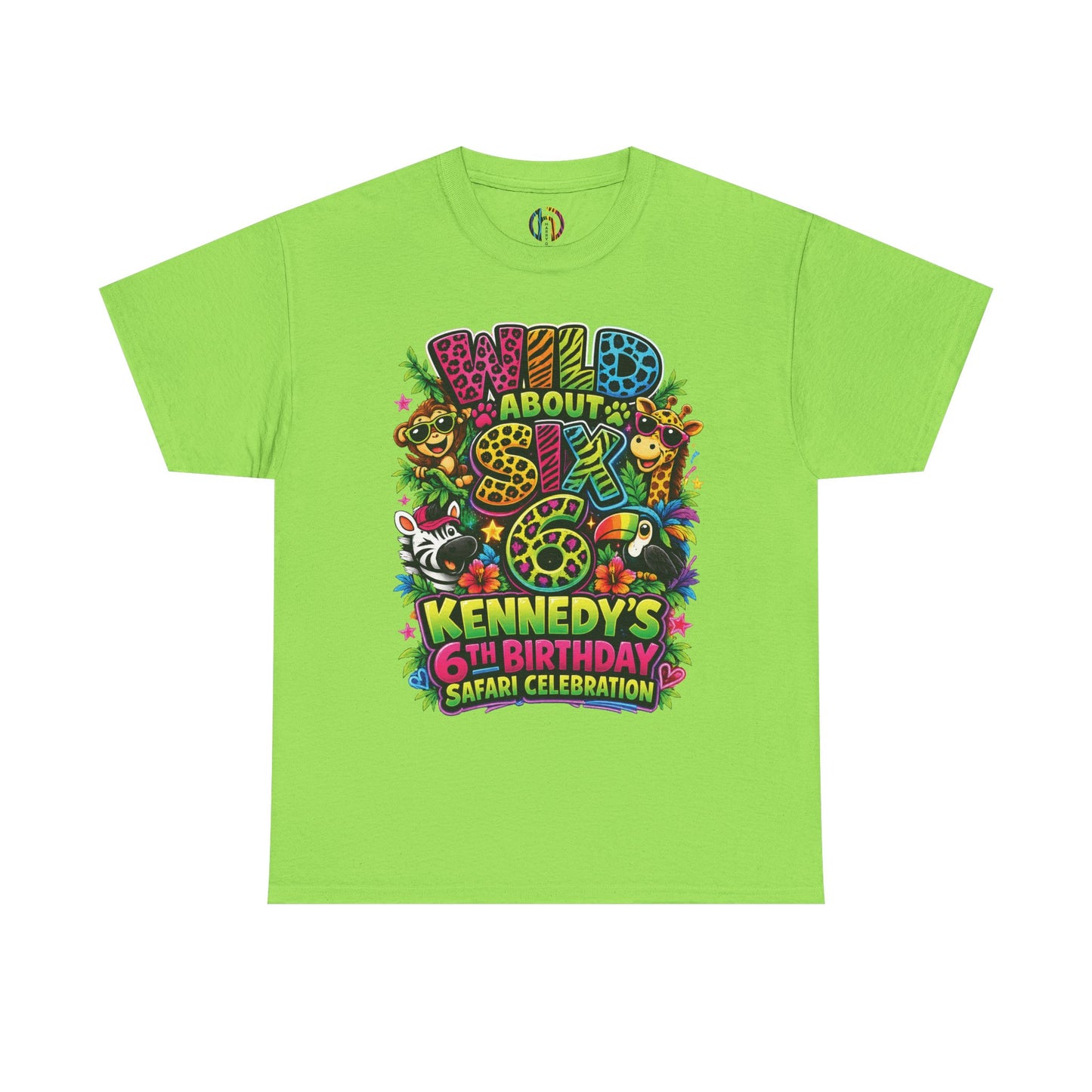"Wild About 6" Kennedy's Birthday Safari Design