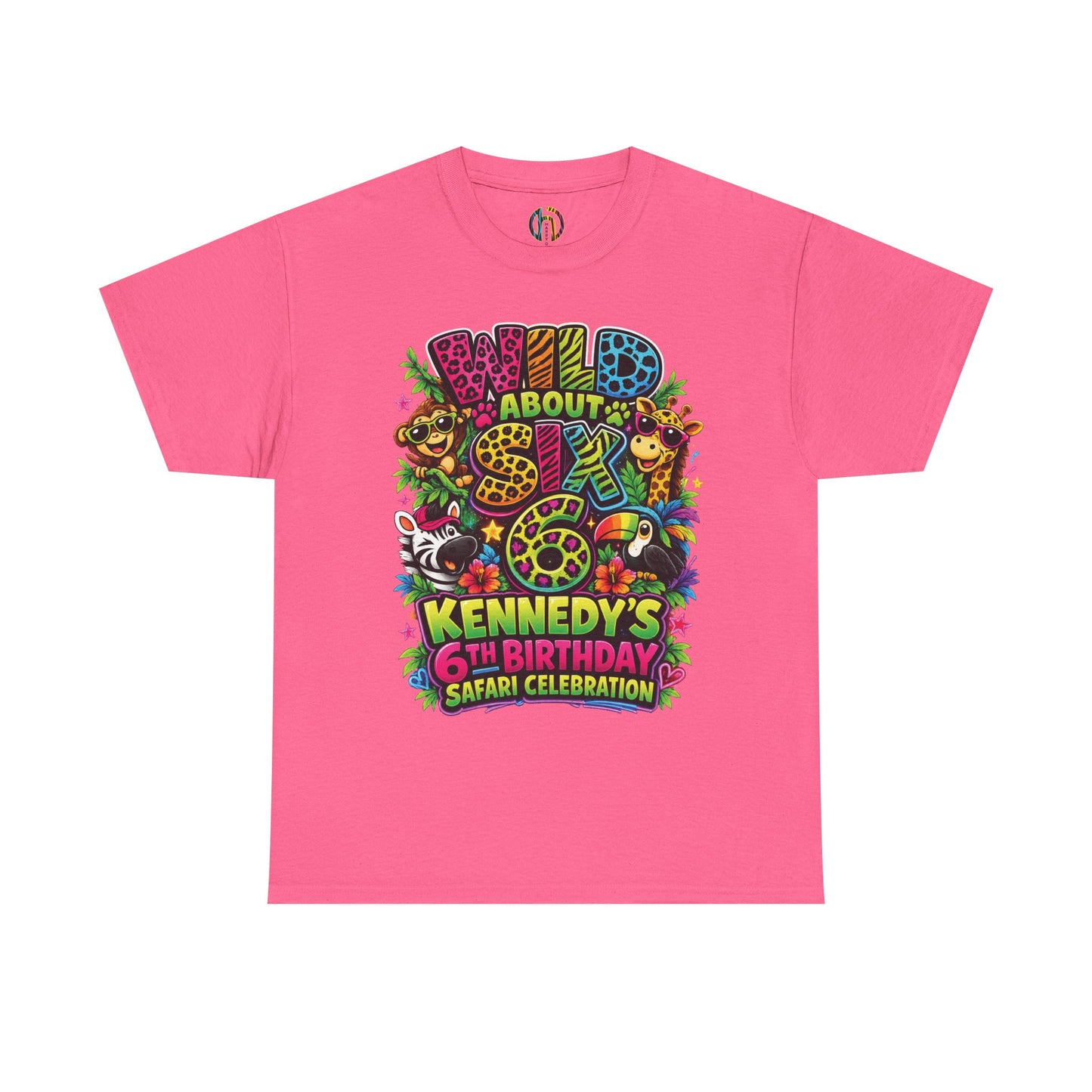 "Wild About 6" Kennedy's Birthday Safari Design