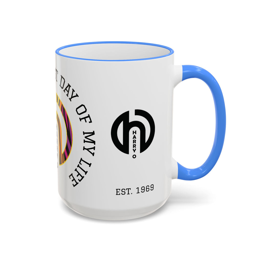 HARRY O Mug — Yellow/Black 15 oz.