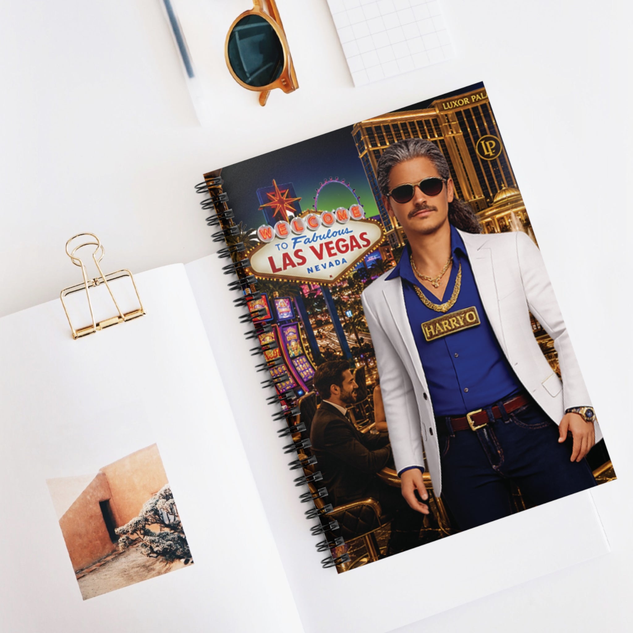 HARRY O Doll Spiral Notebook