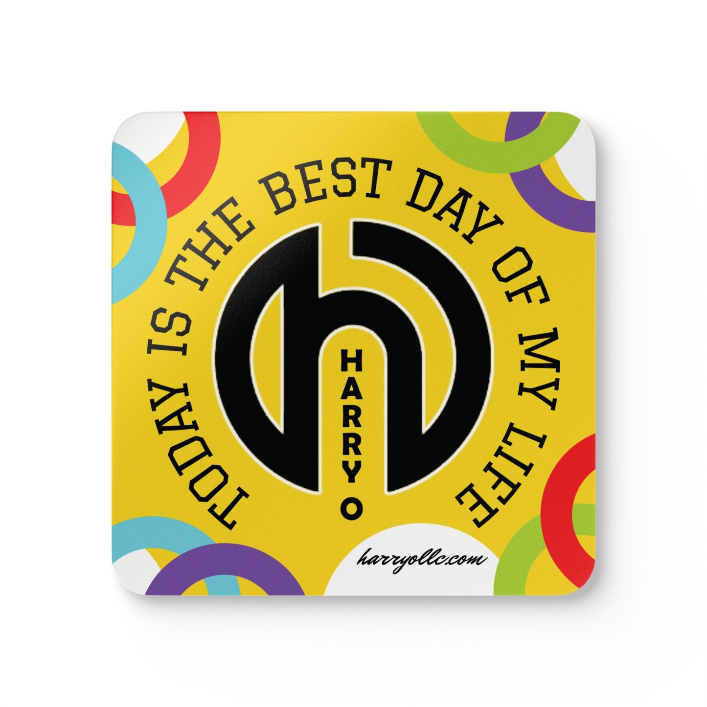 Harry O "Today Is The Best Day of My Life" Coaster Set (4)