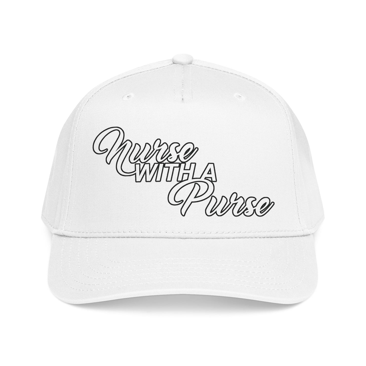 Nurse with a Purse Mid Profile Baseball Cap 2