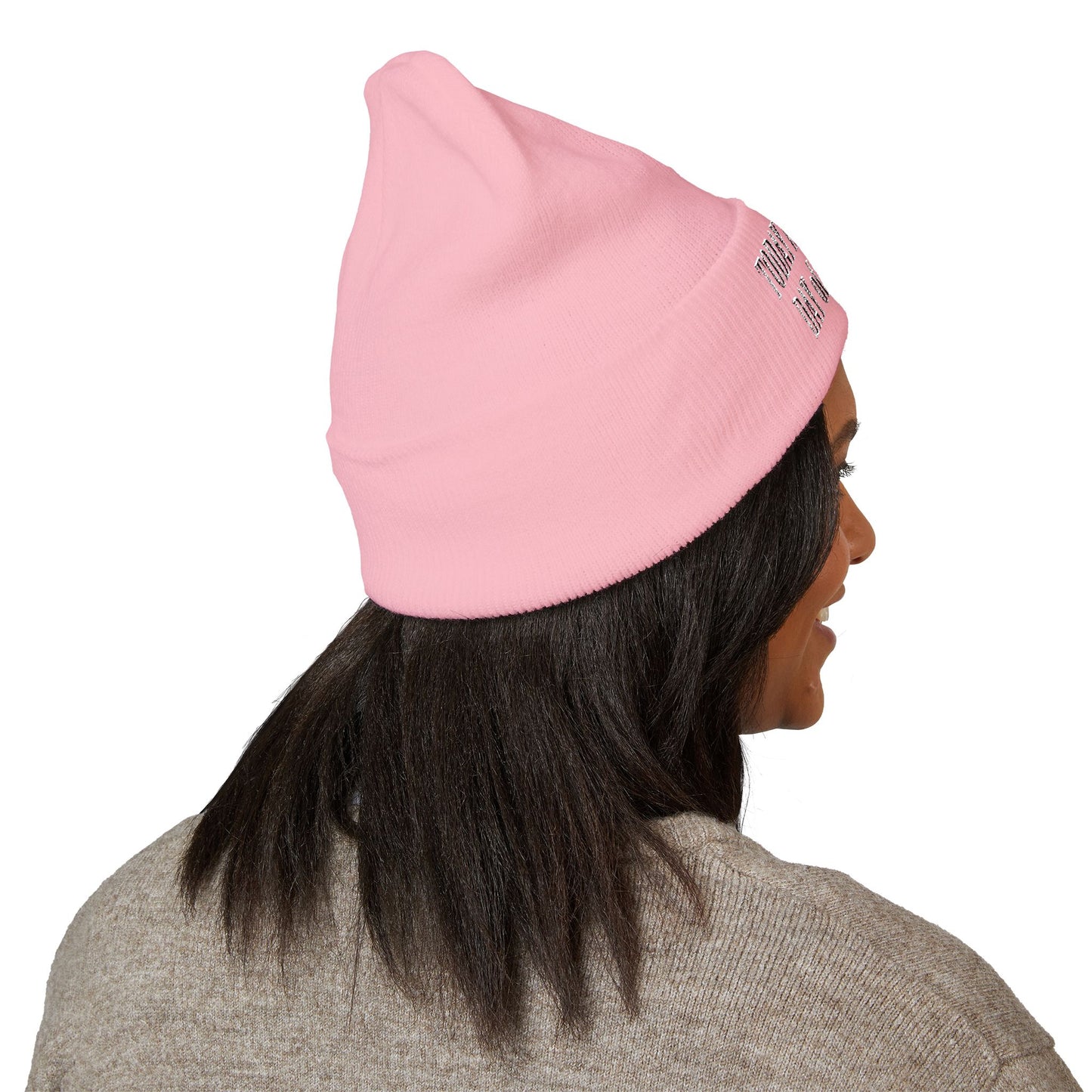 TODAY IS THE BEST DAY HARRY O Embroidered Cuffed Beanie — "Tune Into Rest" Cozy Winter Hat