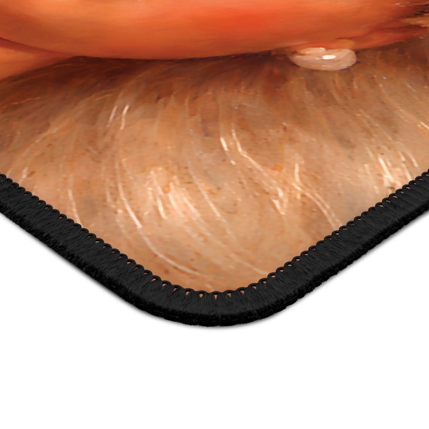 Startled Funny Doll Face Mouse Pad