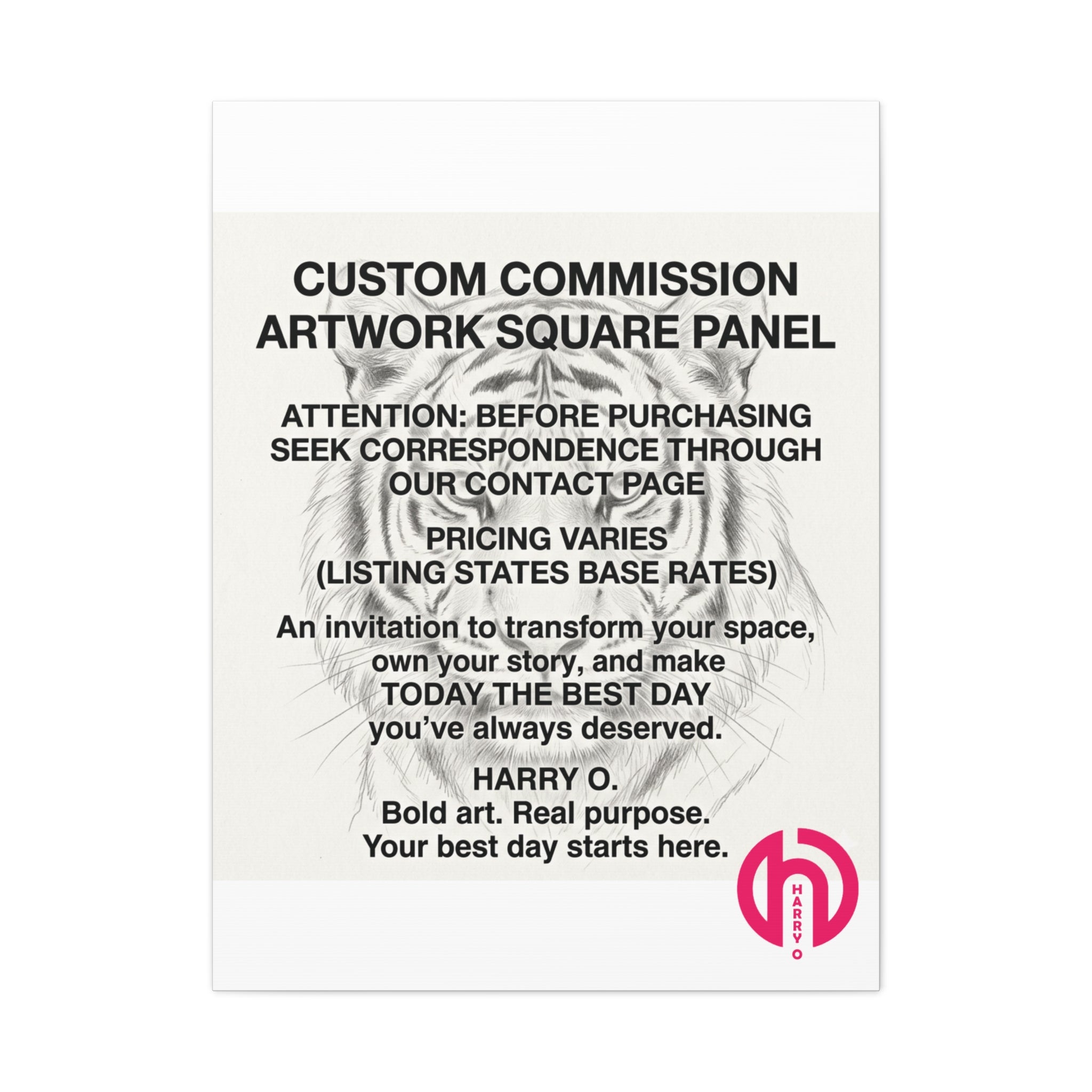 COMMISSION TRIPTYCH 3-PANEL