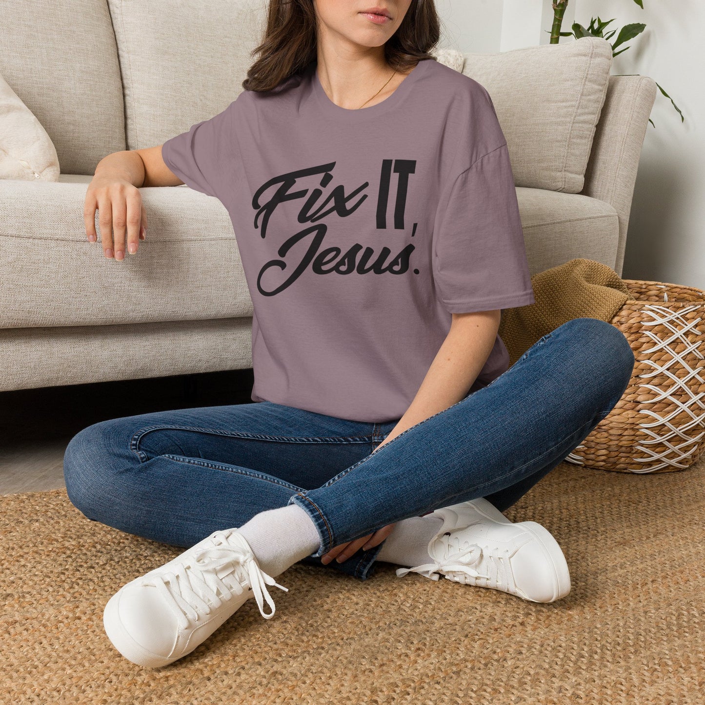 FIX IT JESUS T-Shirt — Religious Graphic Tee for Faith & Encouragement
