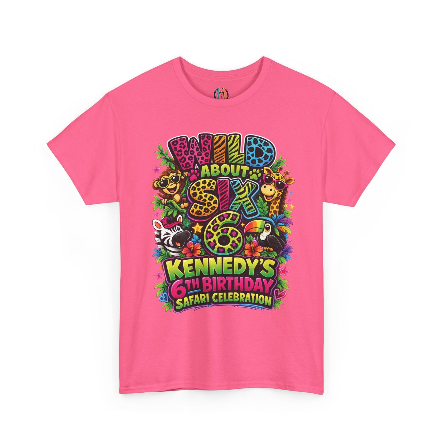 "Wild About 6" Kennedy's Birthday Safari Design