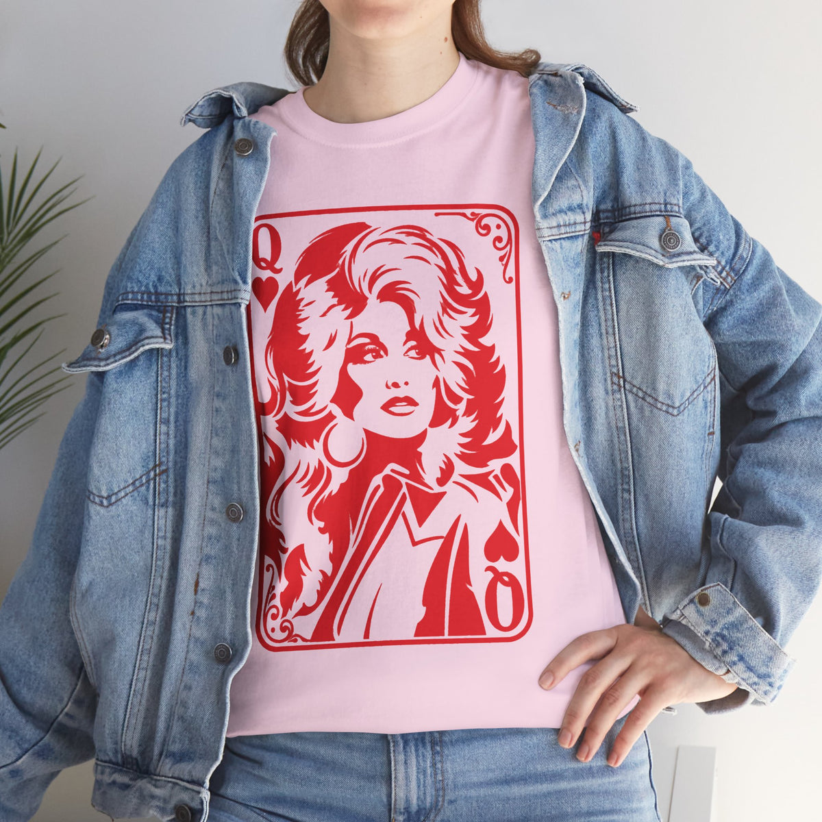 DOLLY Queen of Hearts — Retro Glam Graphic Tee