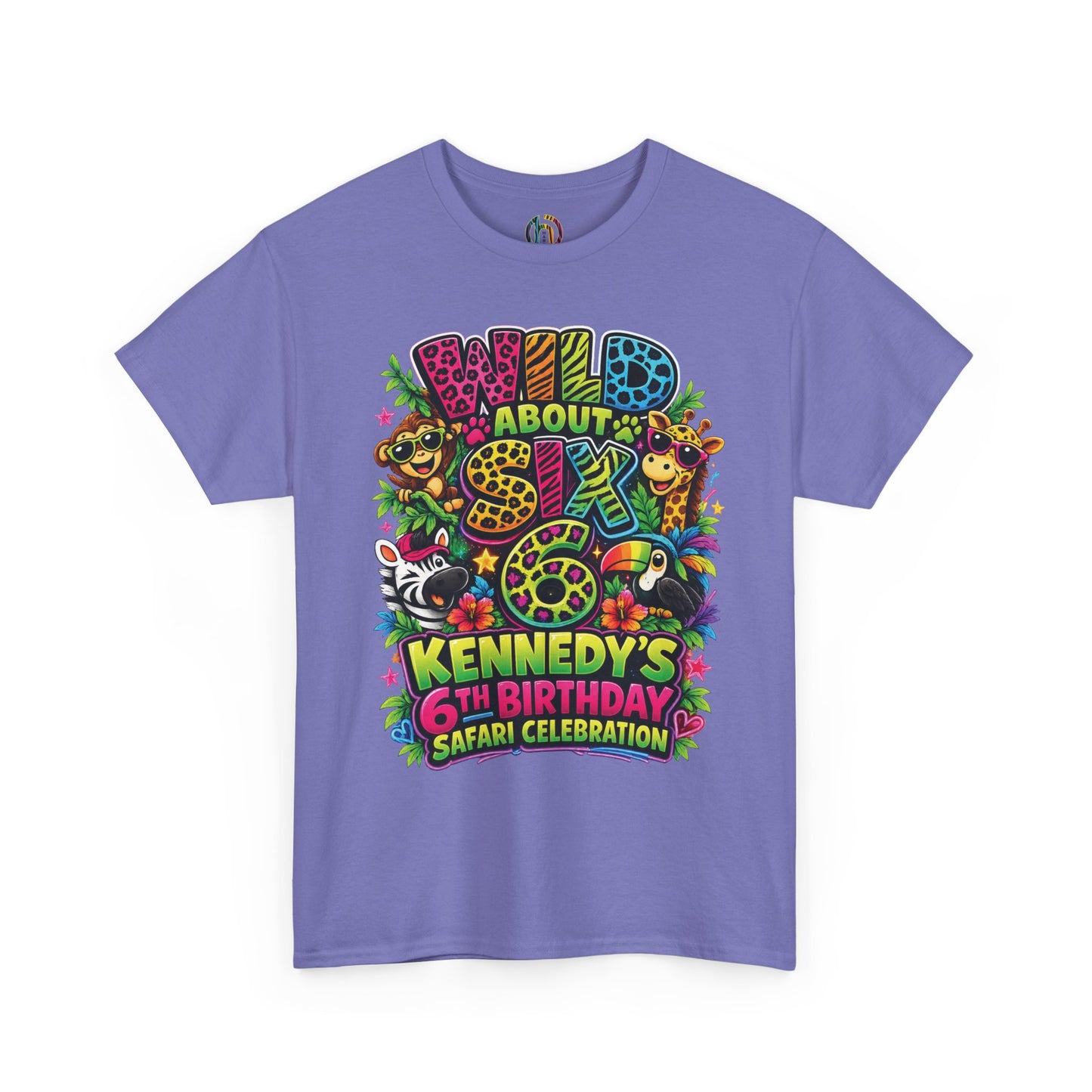 "Wild About 6" Kennedy's Birthday Safari Design